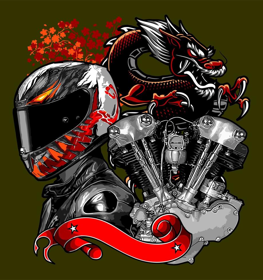 biker vector template