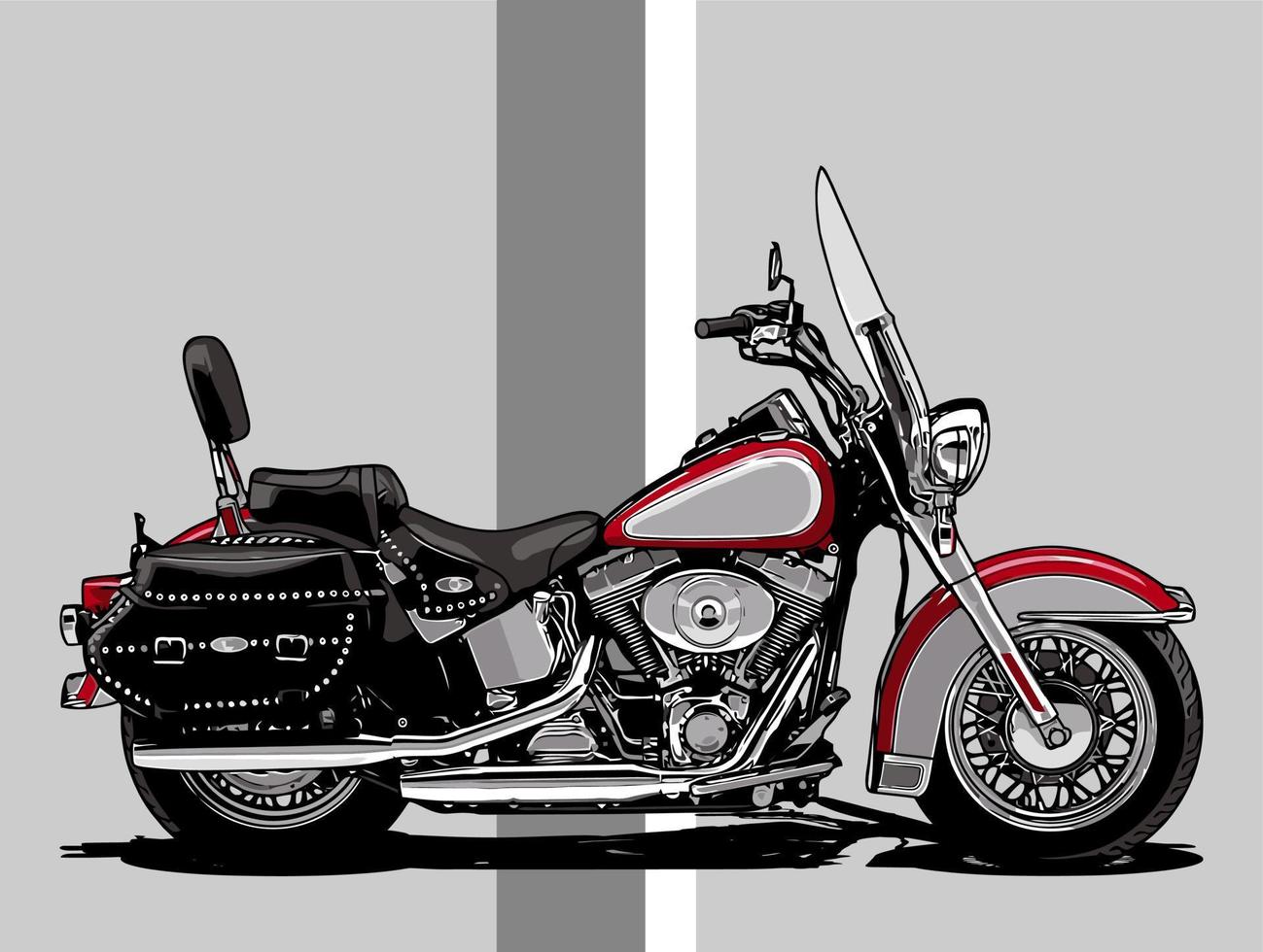 motorcycle vector template