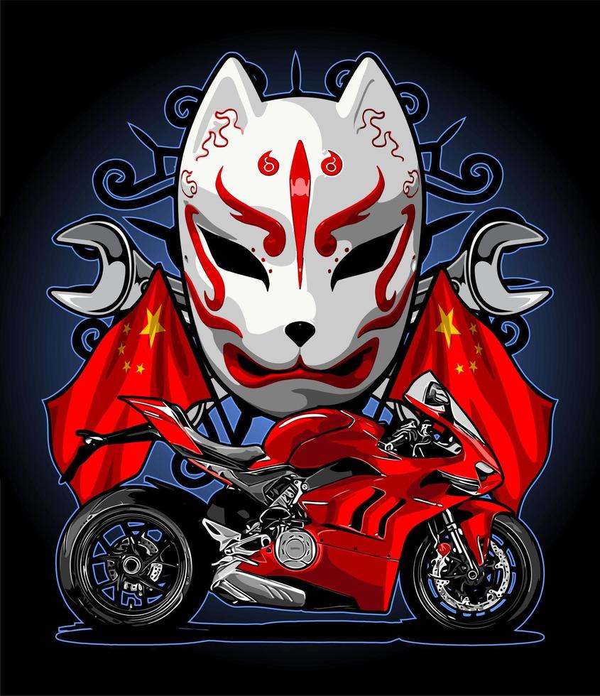 motorcycle vector template