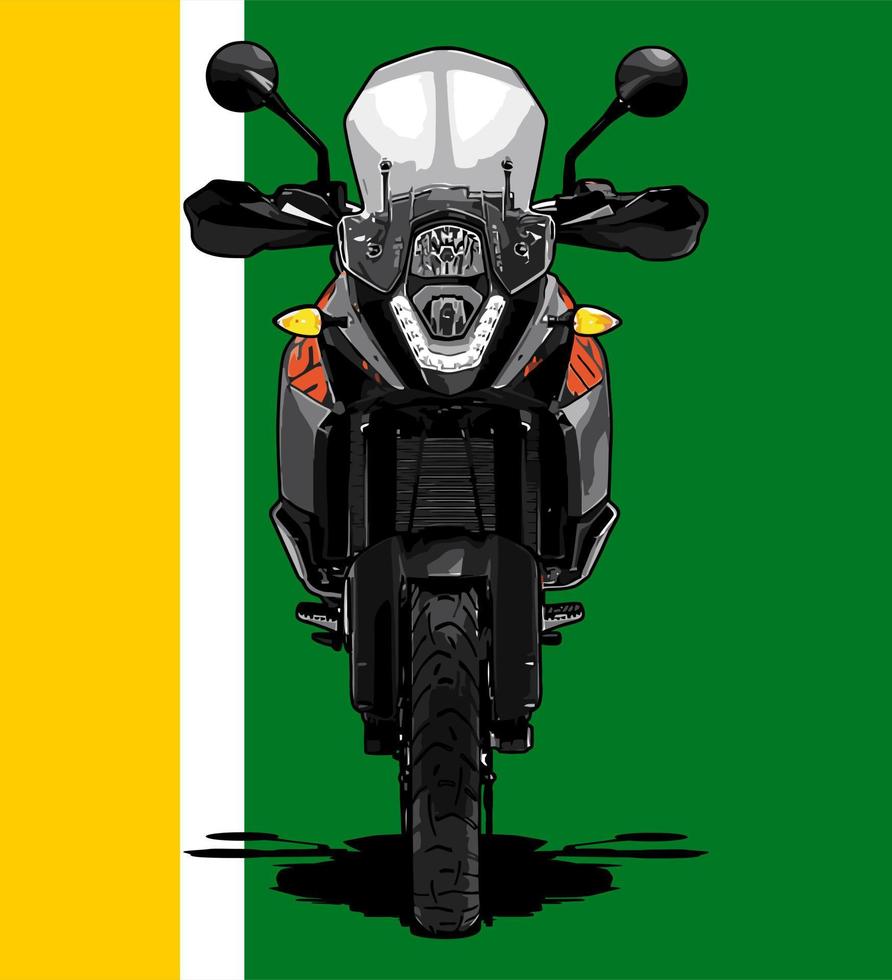 plantilla de vector de motocicleta