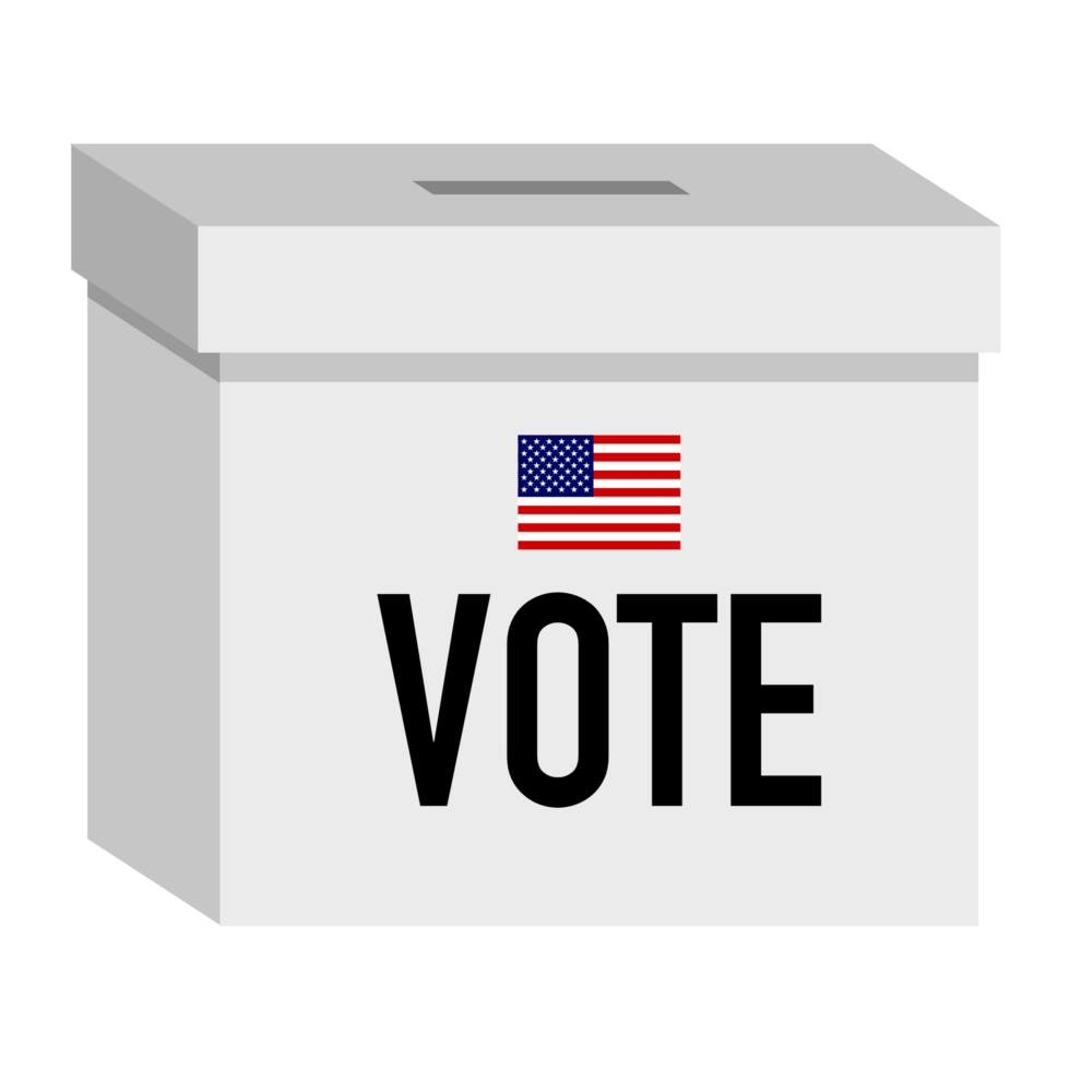 United States Election Vote Box PNG