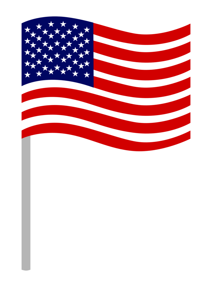 United States flag symbol PNG file.