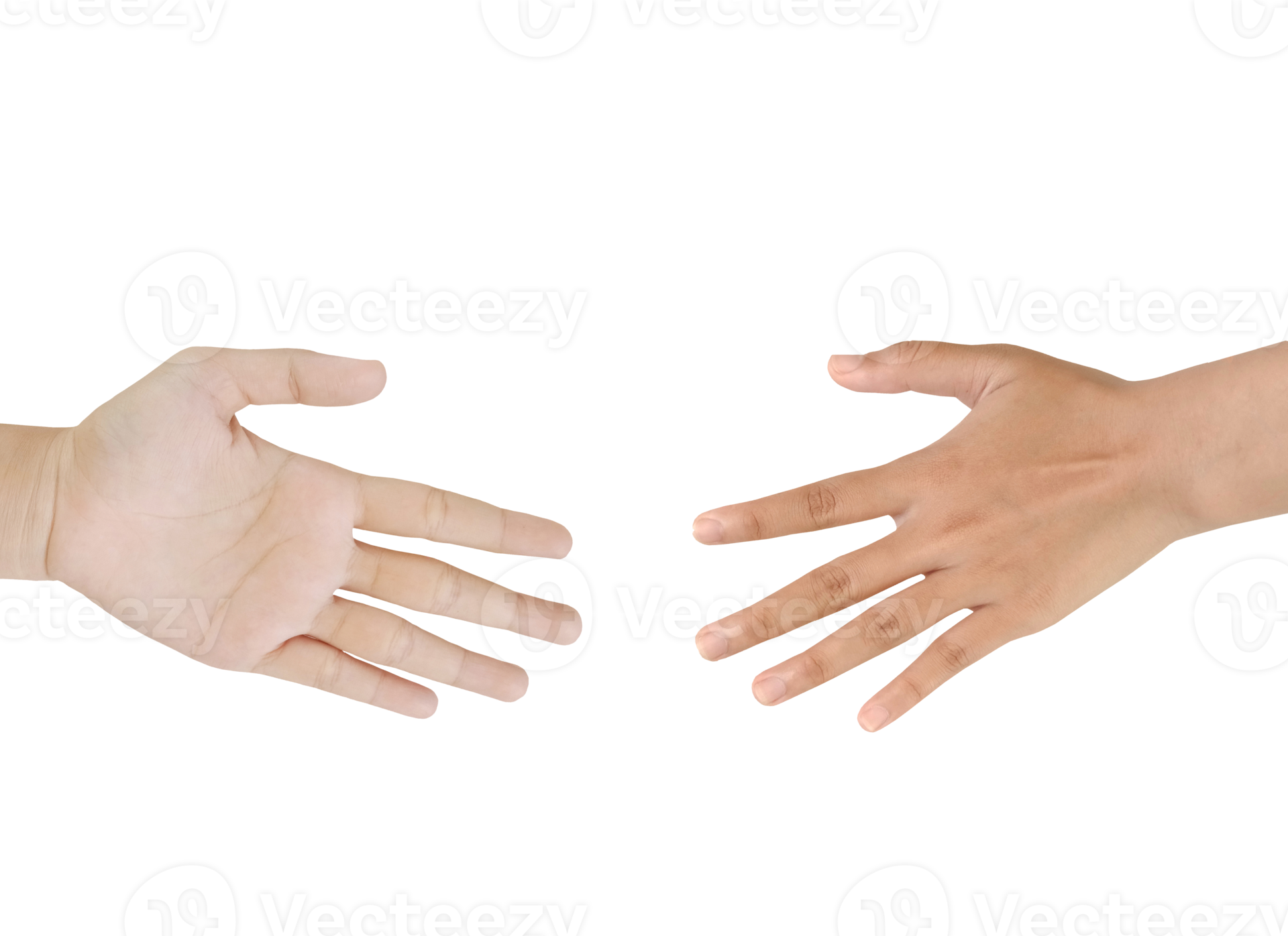 Close up Asian female 1520 age hand pointing with index finger