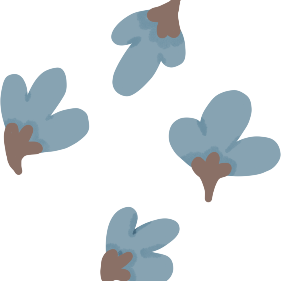 petite fleur bleue png