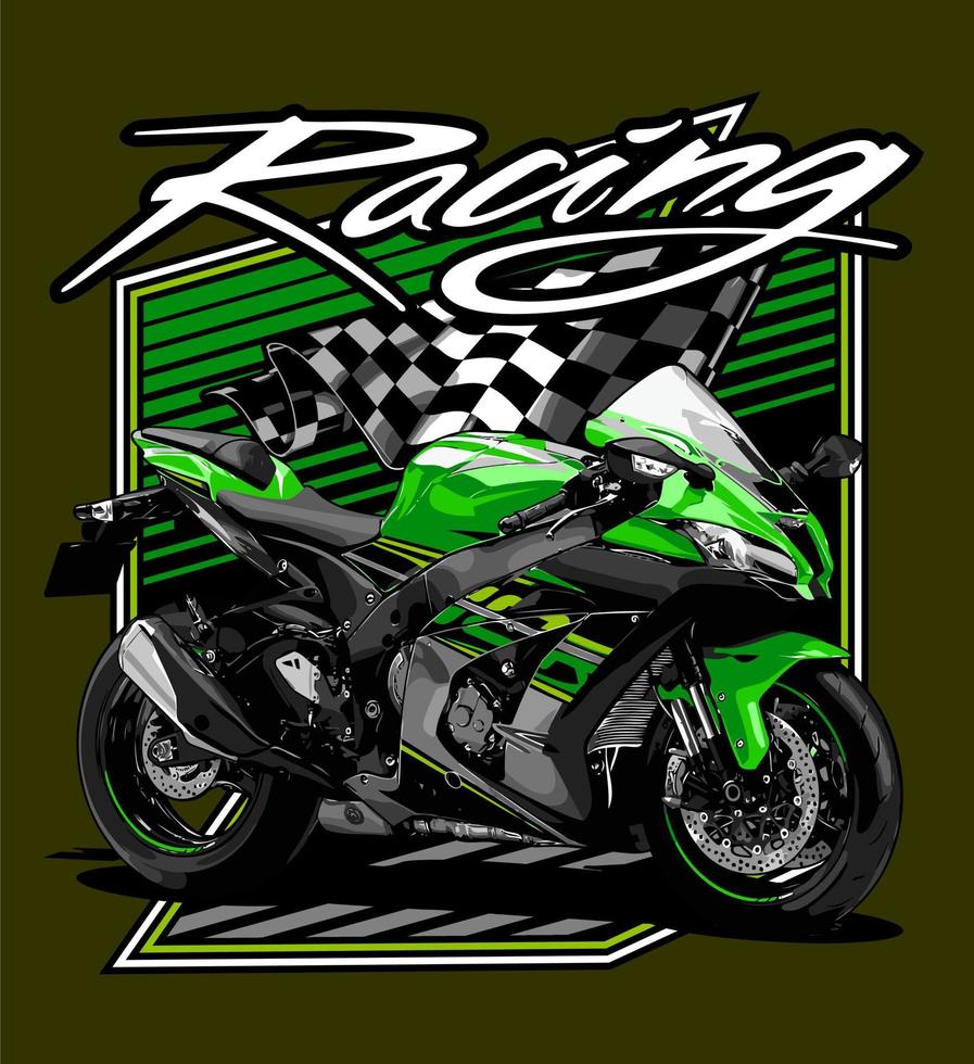 motorcycle vector template