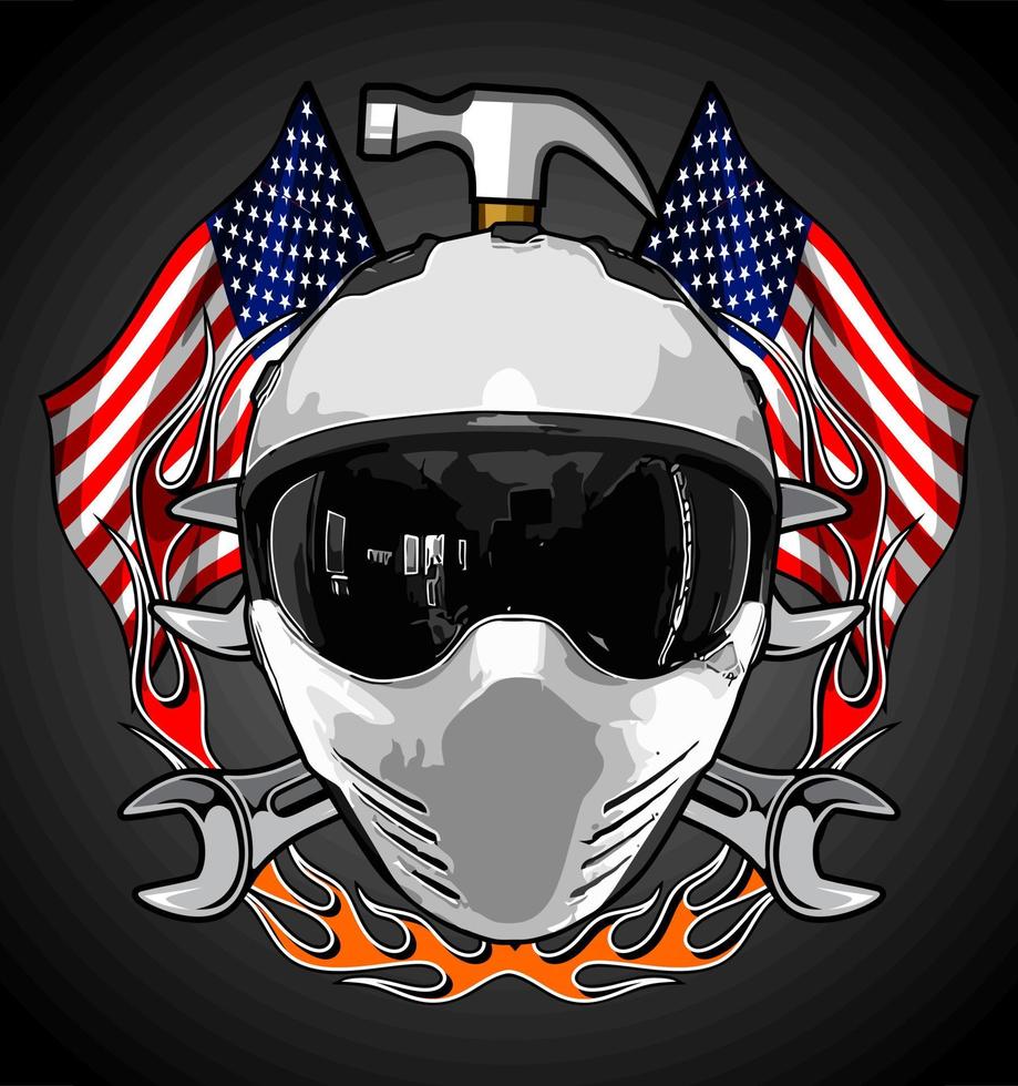 helmet vector template