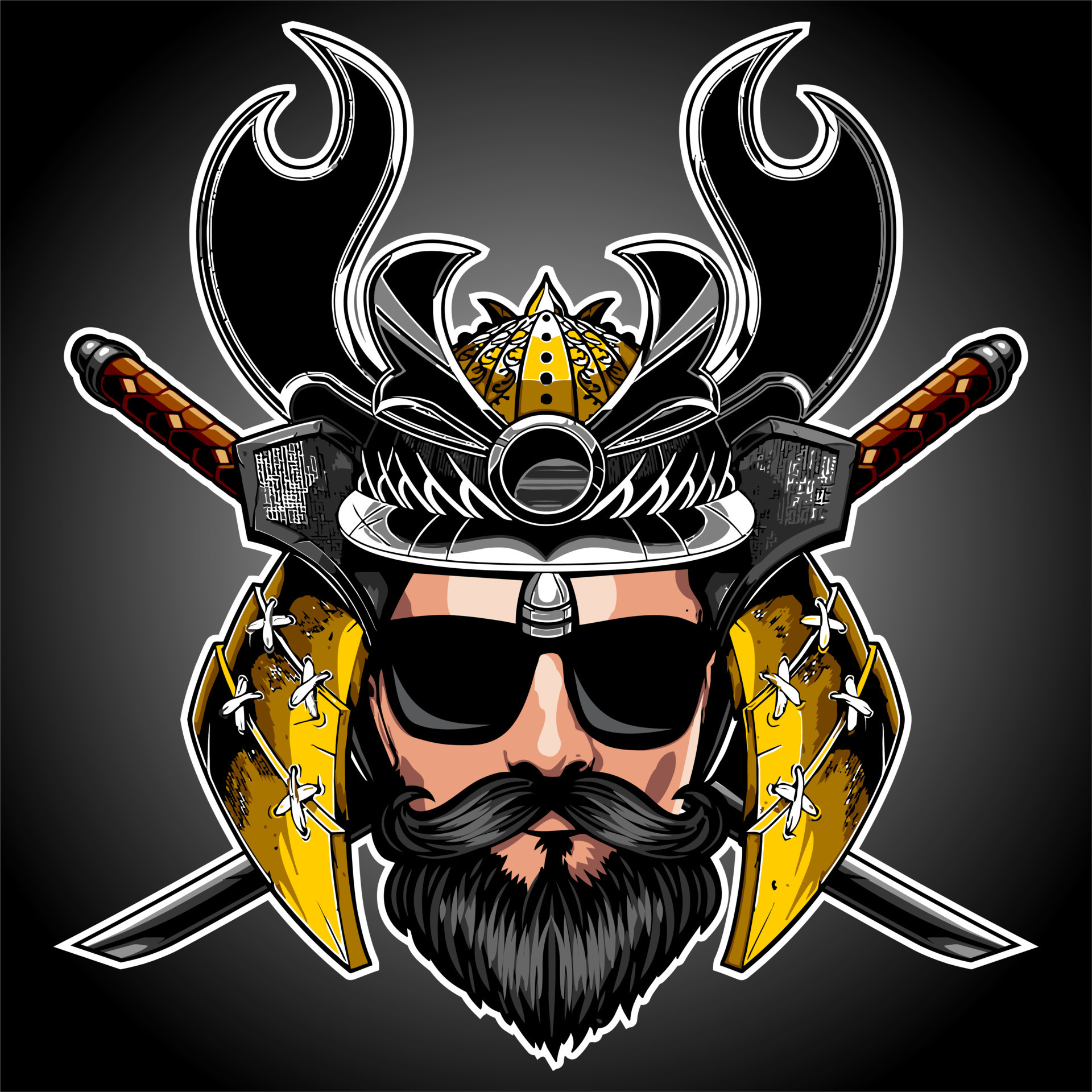 Man With Samurai Helmet 11223178 Vector Art At Vecteezy man-with-samurai-helmet-11223178-vector-art-at-vecteezy