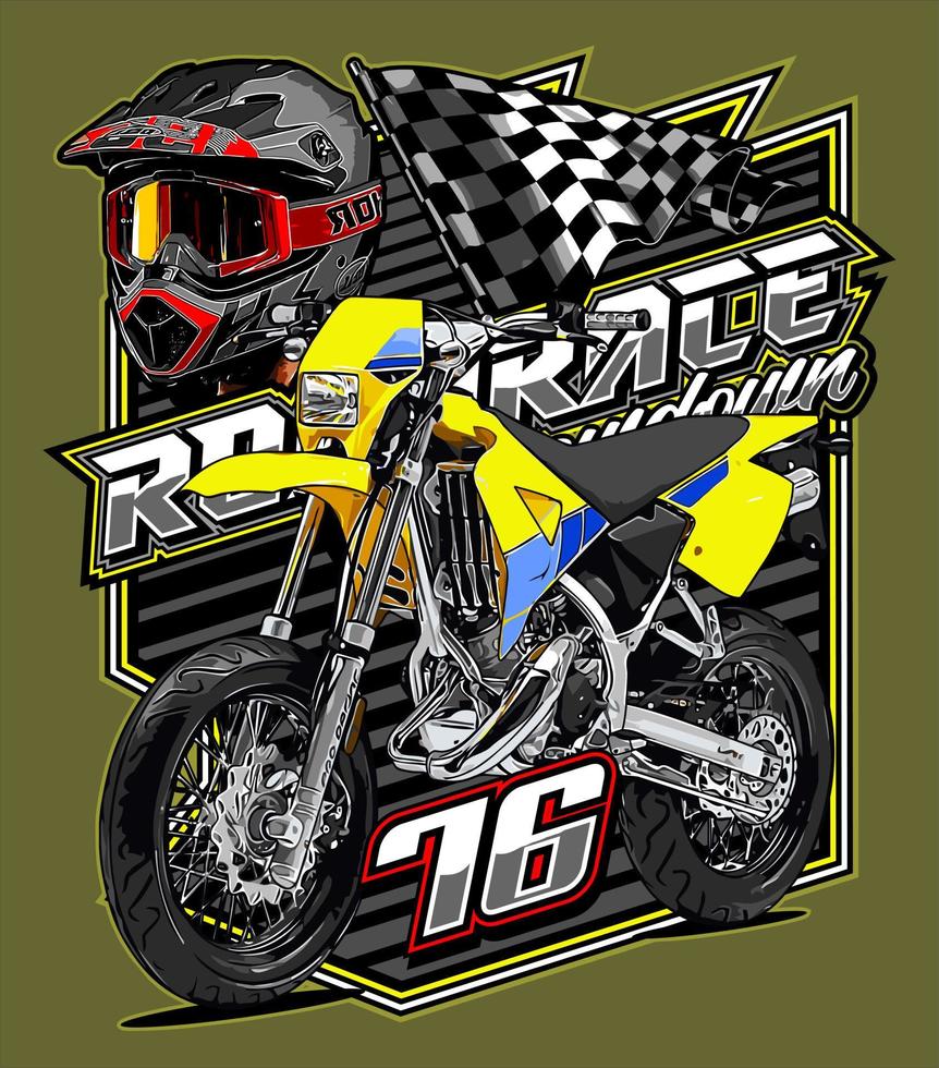 motorcycle vector template