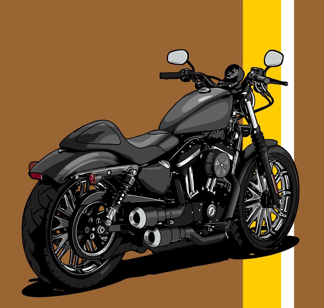 plantilla de vector de motocicleta