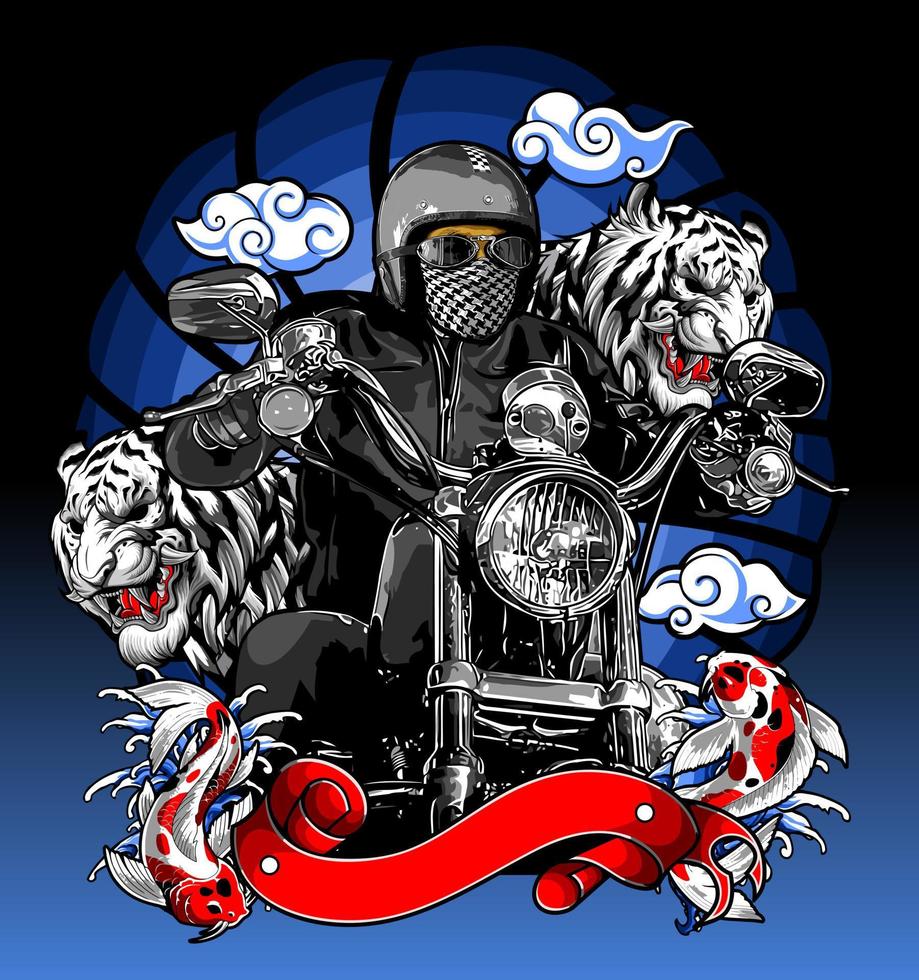 biker vector template