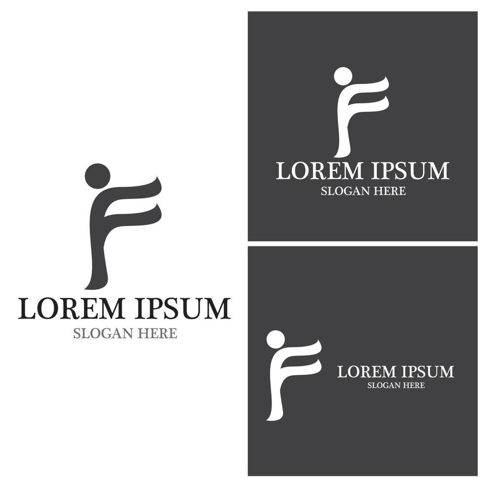 F Letter vector icon
