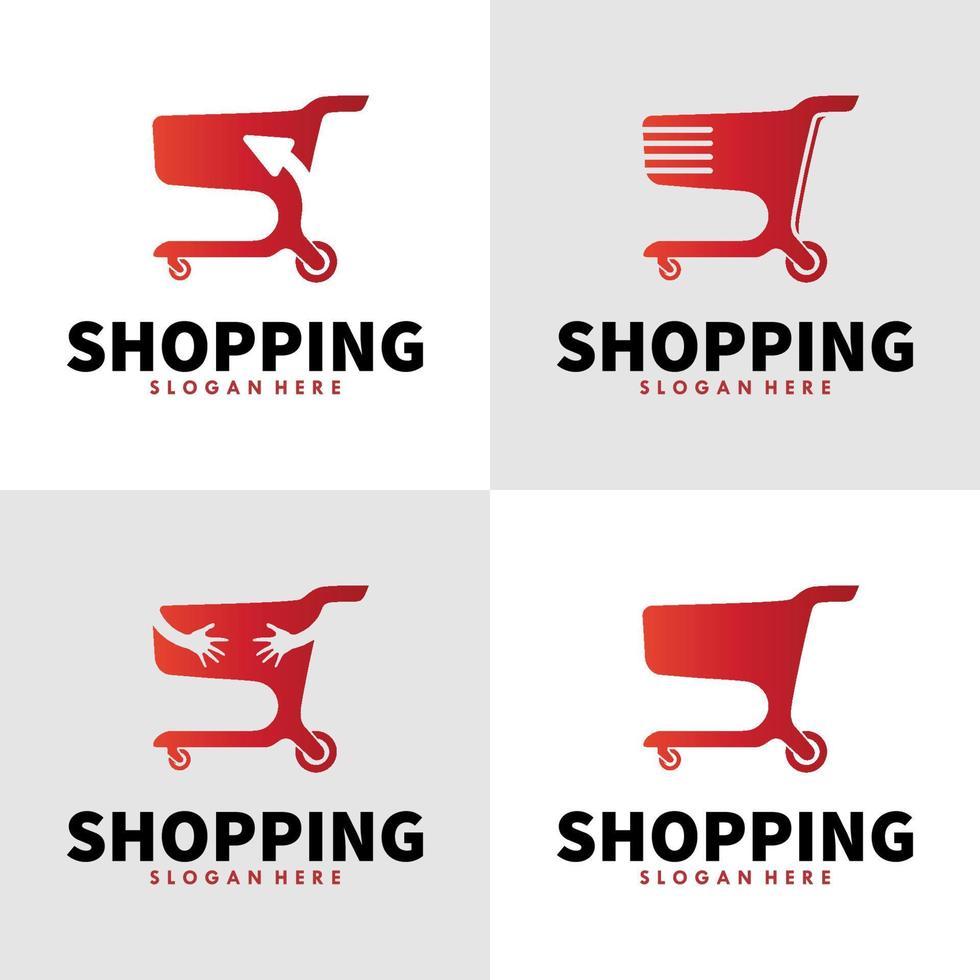 Shopping Logo Template Design Vector