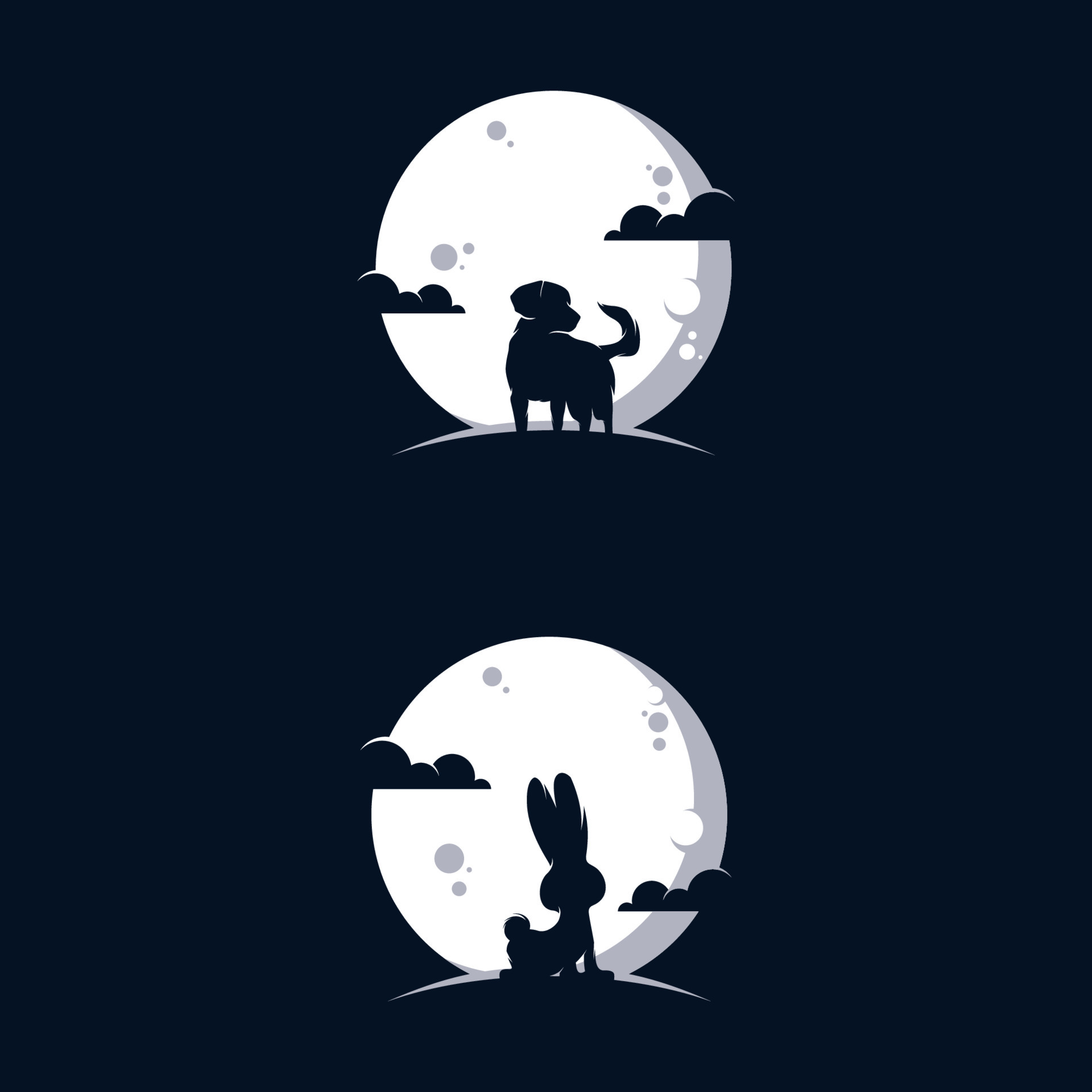 animals moon logo design illustration 11223647 Vector Art at Vecteezy animals moon logo design illustration 11223647 Vector Art at Vecteezy