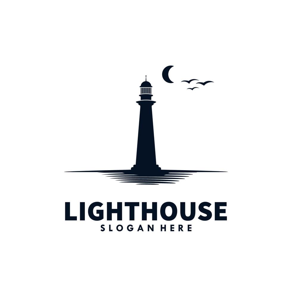 Lighthouse  Logo Template design Premium Vector