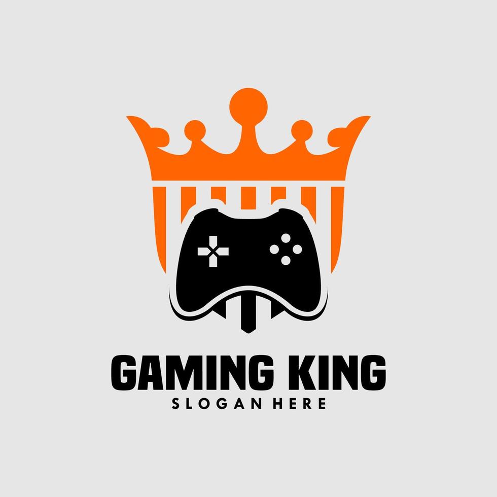 Game King Logo Icon Design vector