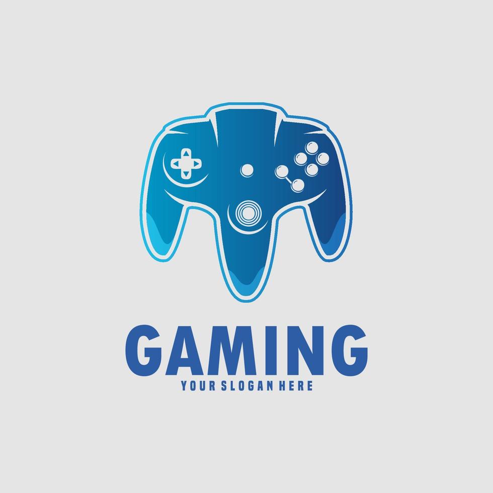 diseño de logotipo de ilustración de joystick de juego vectorial vector