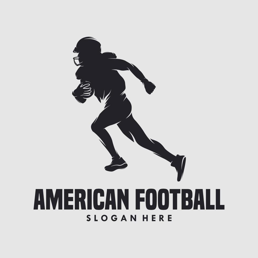 American football vector illustration design template