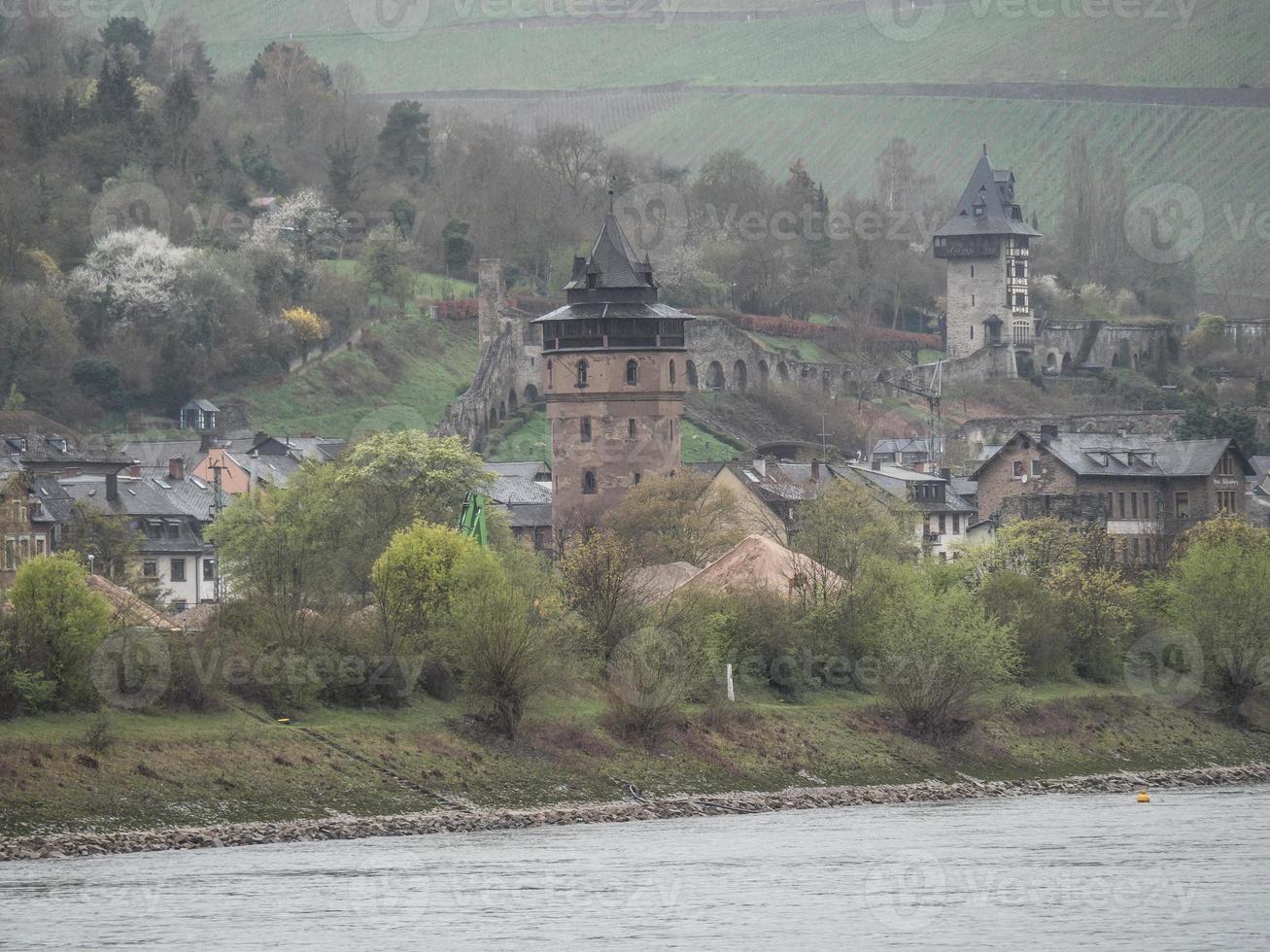 the river rhine in germany photo