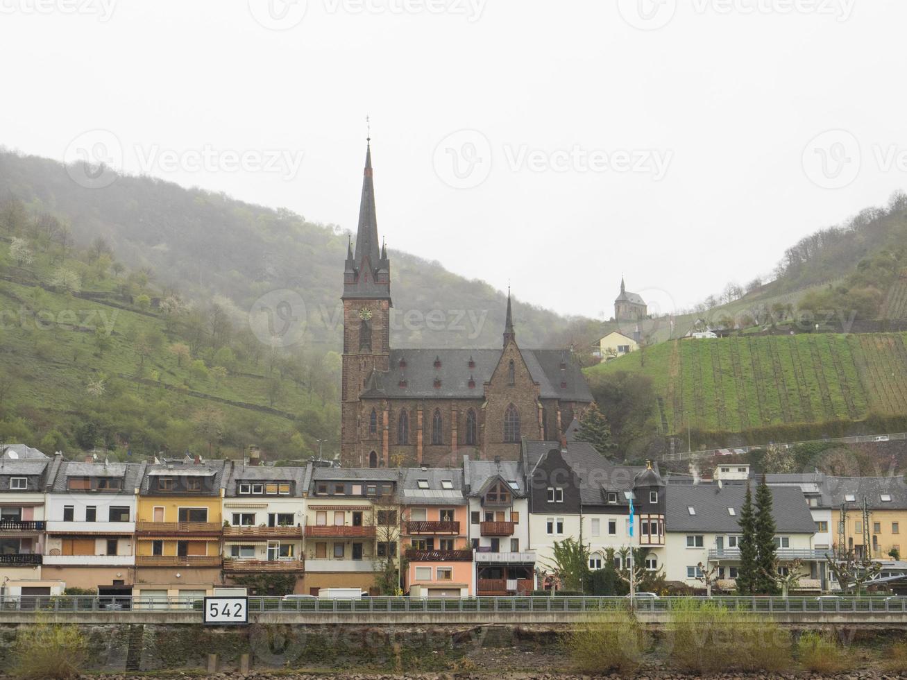 River cruise on the rhine in germany photo