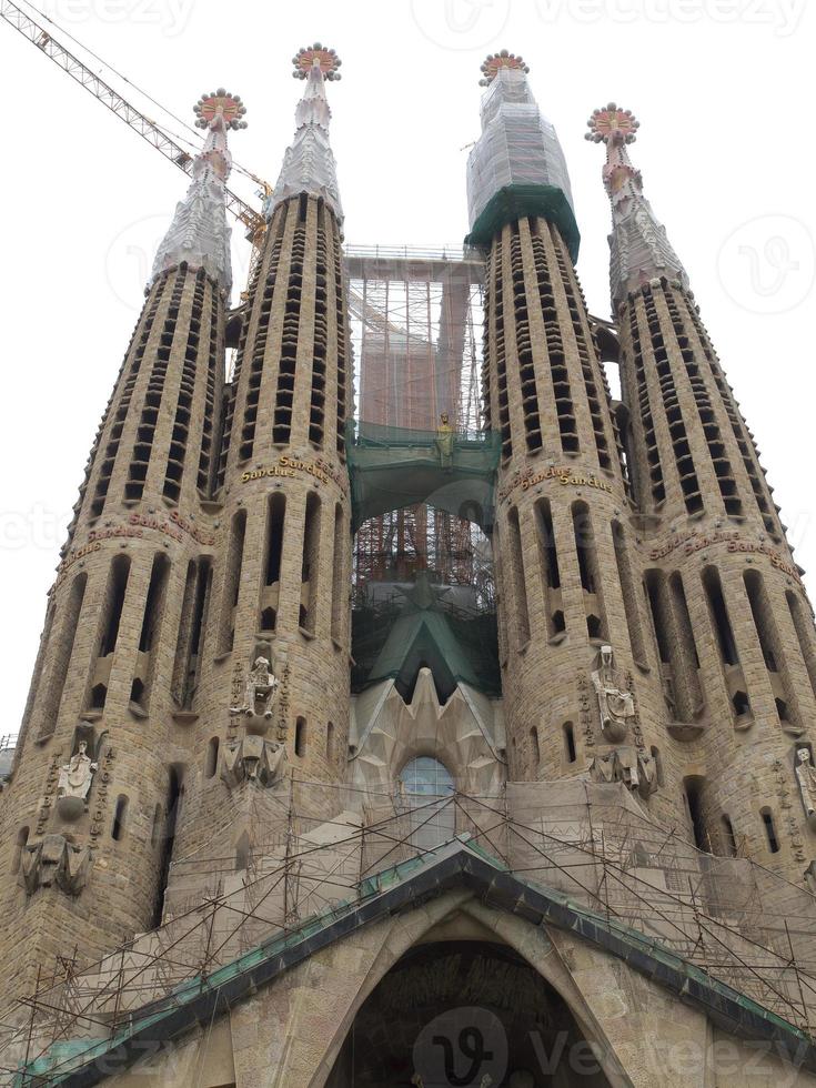 the city of Barcelona in spain photo