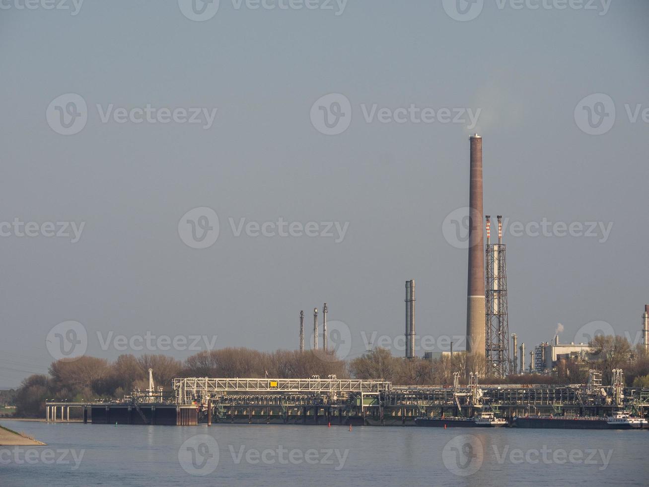 the rhine river near cologne photo