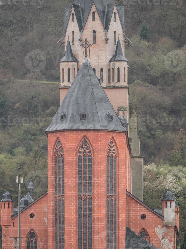 the river rhine in germany photo