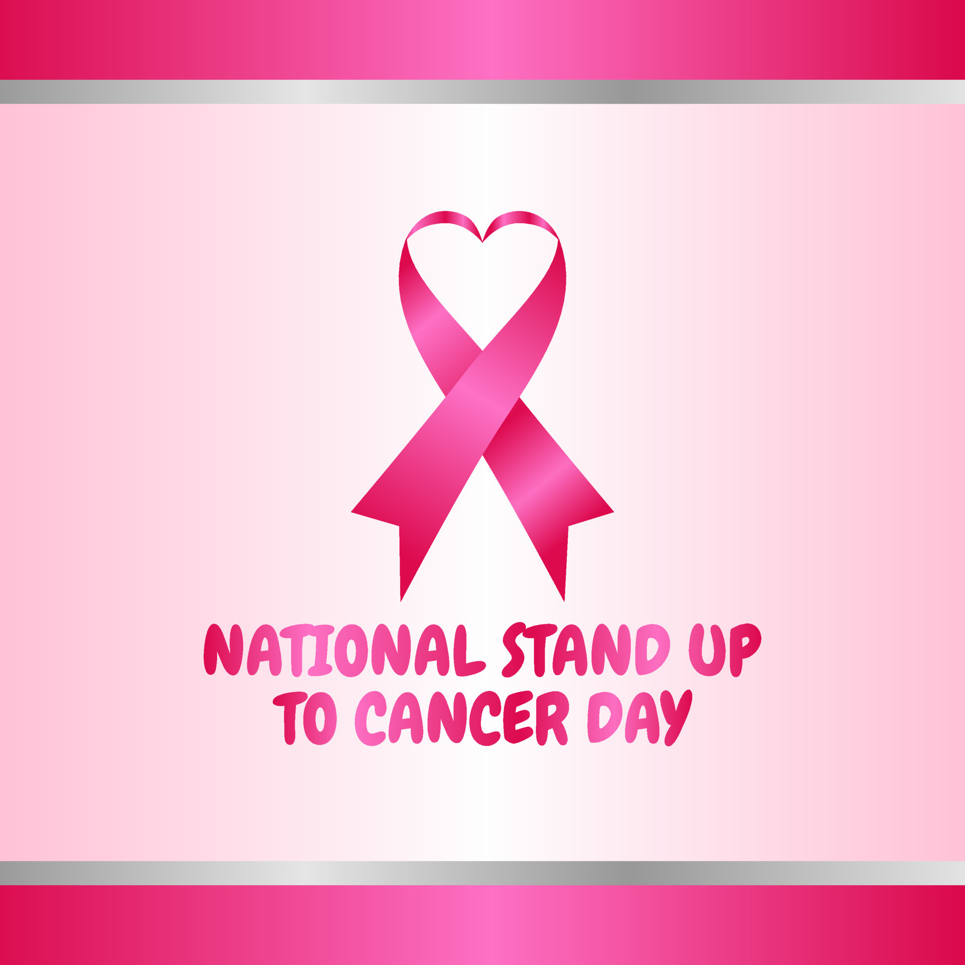 vector graphic of national stand up for cancer day good for national