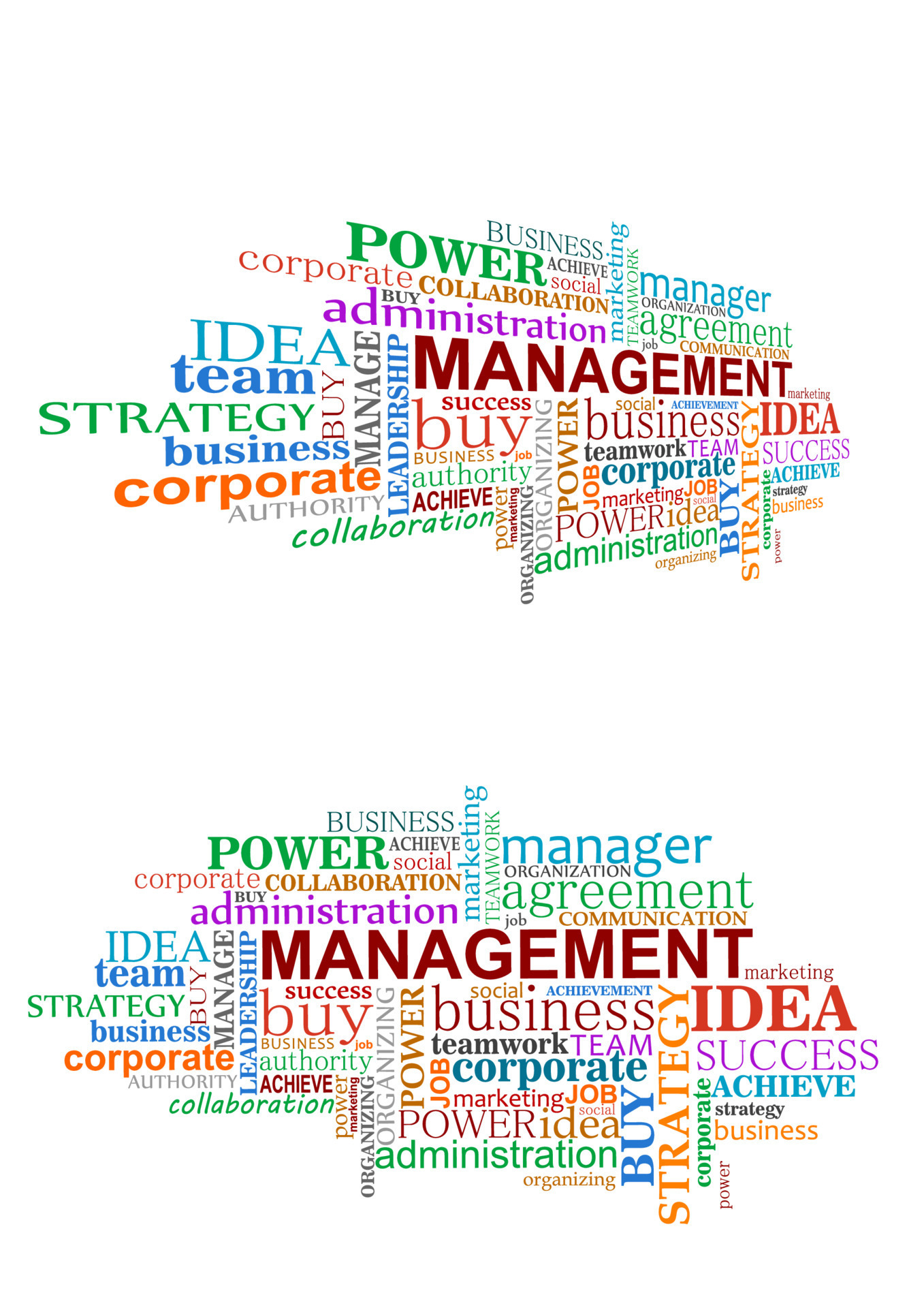 Management tags cloud 11225326 Vector Art at Vecteezy