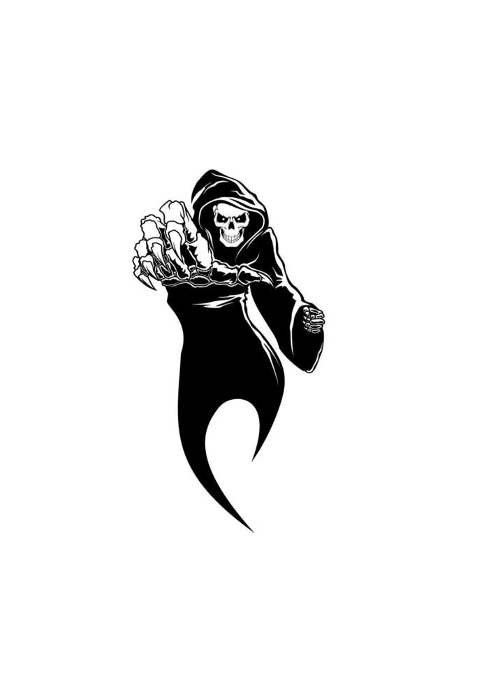 Black death character 11225340 Vector Art at Vecteezy