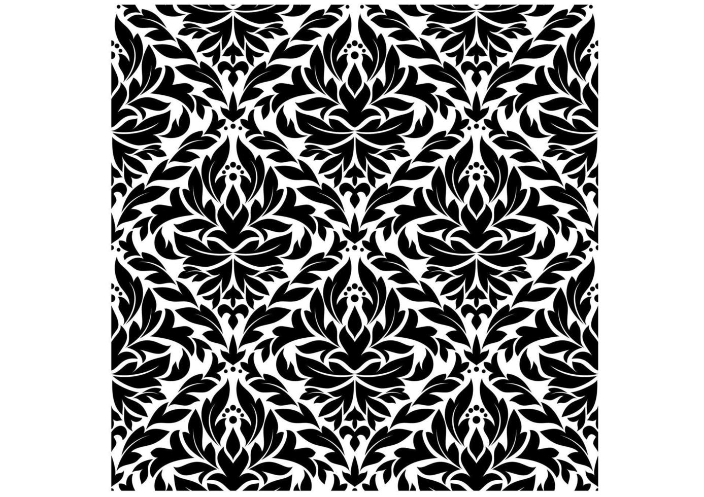 Damask vintage seamless pattern background vector