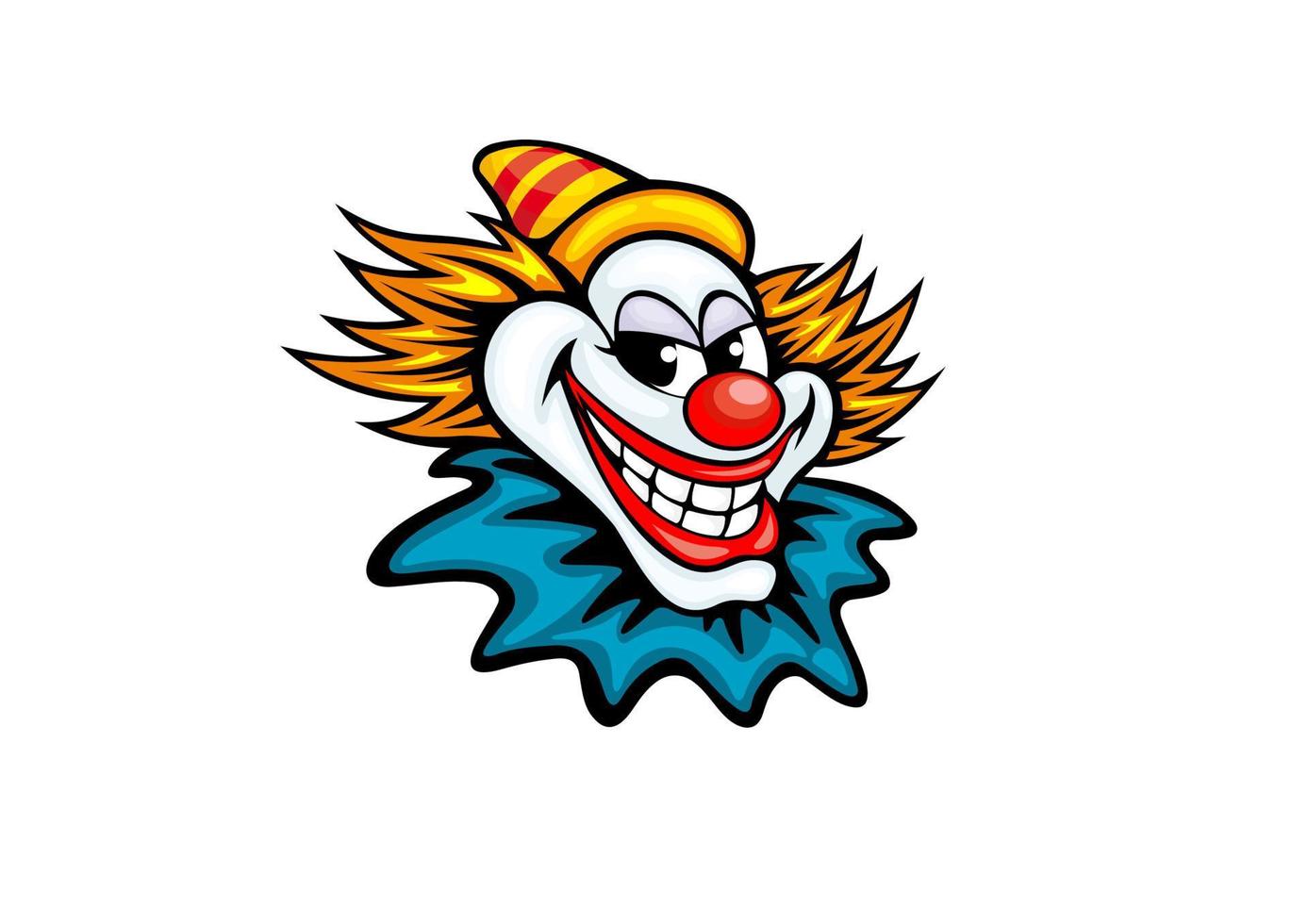 Fun circus clown vector