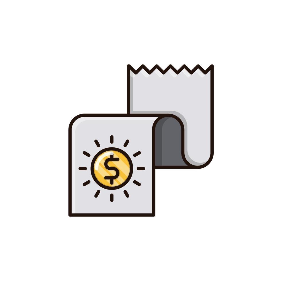 Financial report vector icon