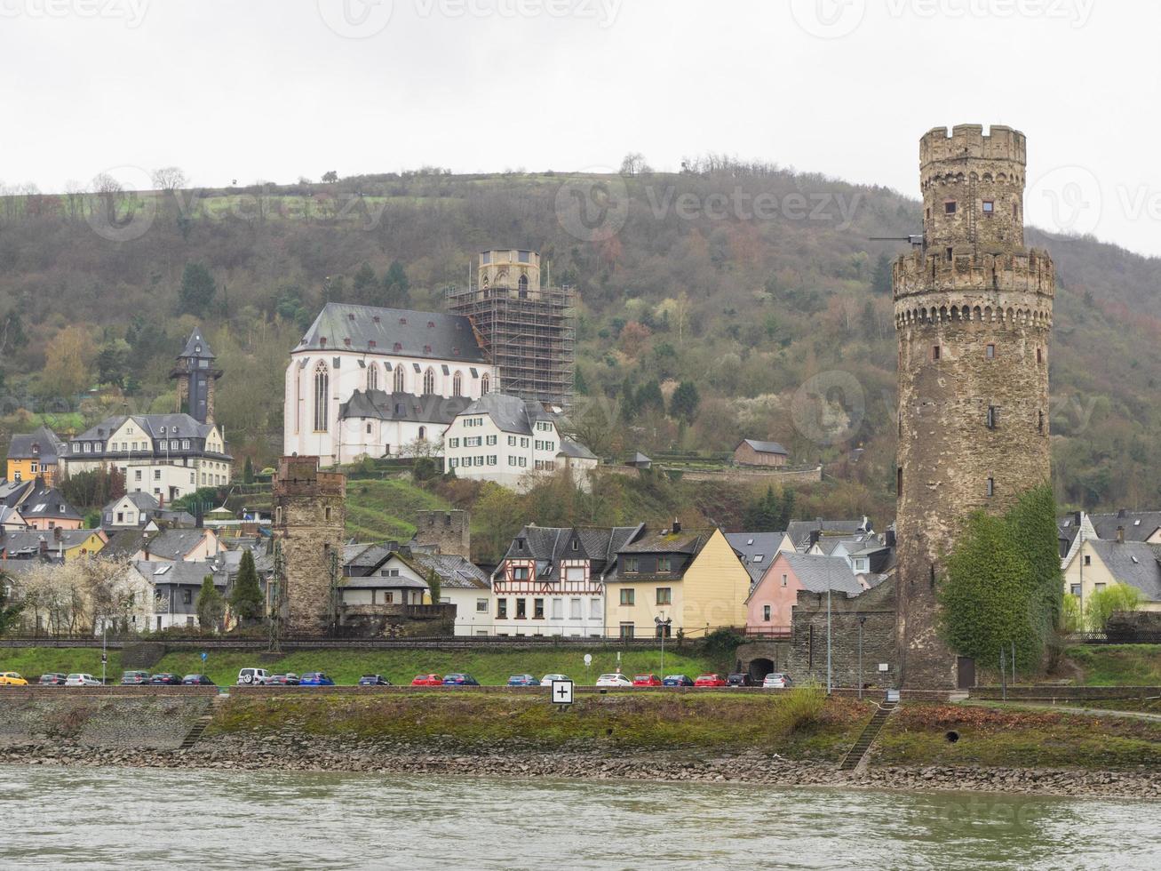 the river rhine in germany photo