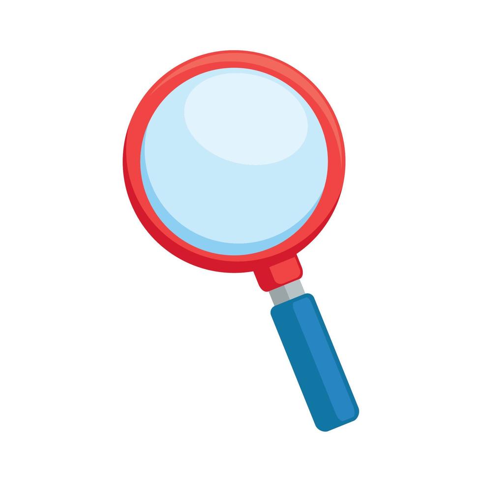 magnifying glass tool vector