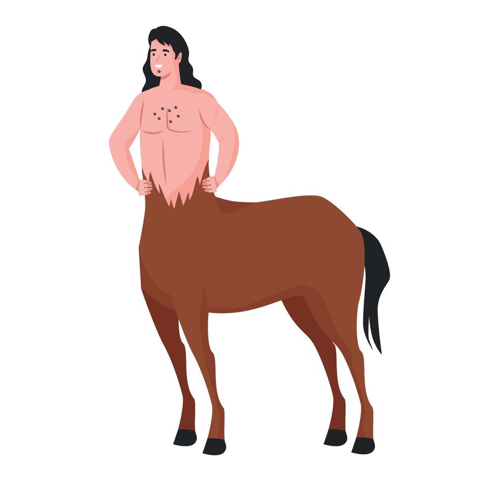 centaur fairytale character vector