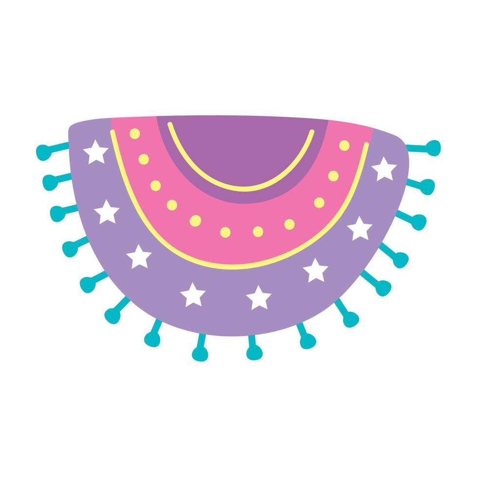 perubian lace decoration vector