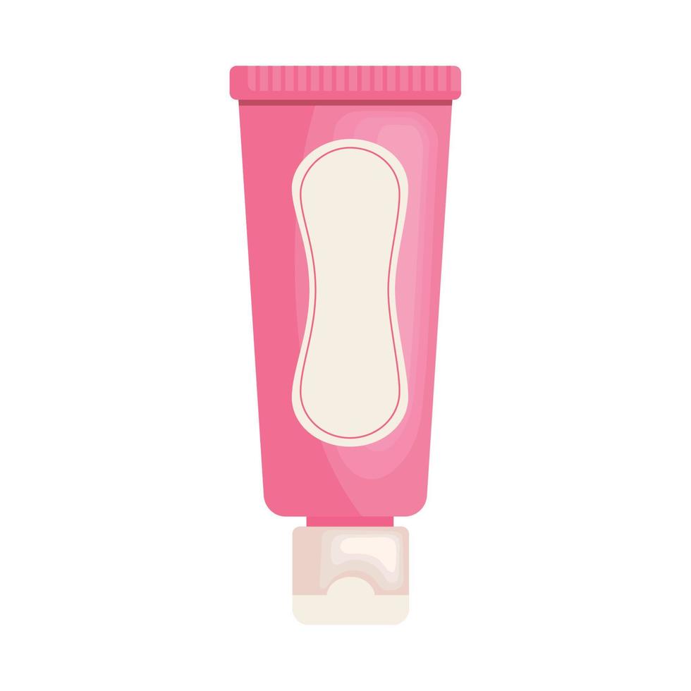 cream cosmetic product tube vector