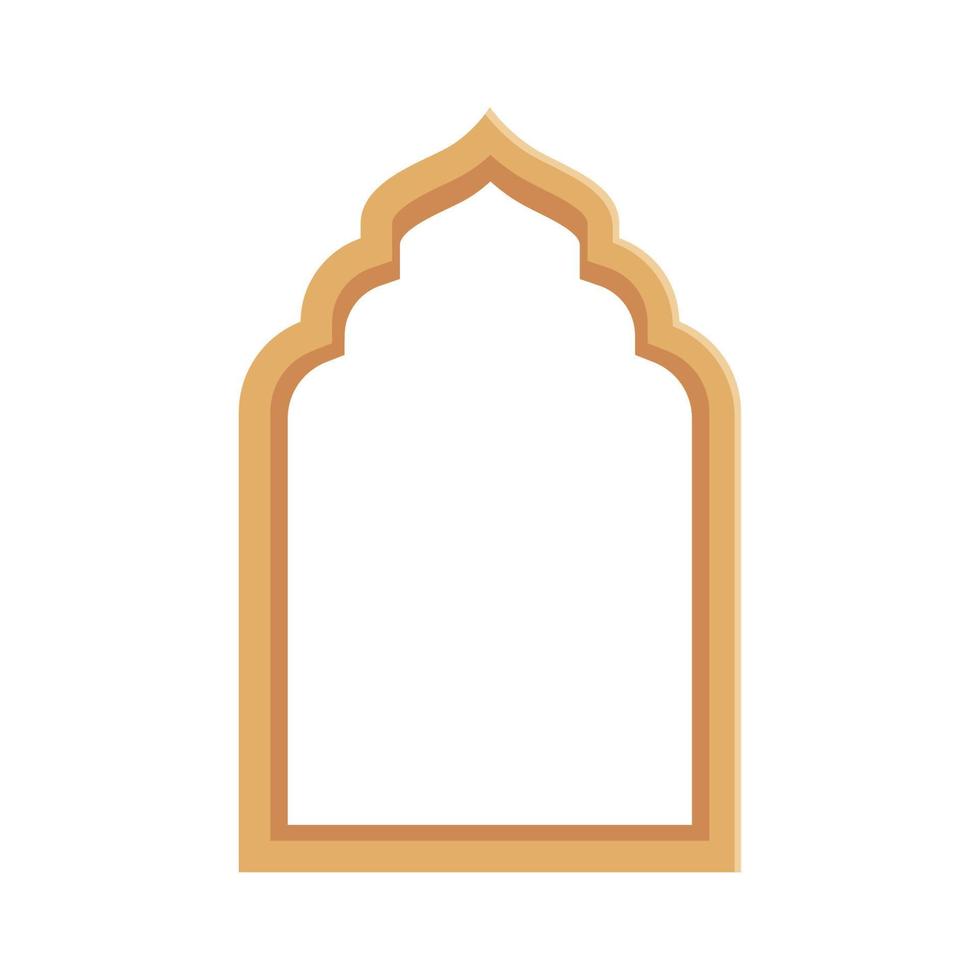 golden sacred frame vector