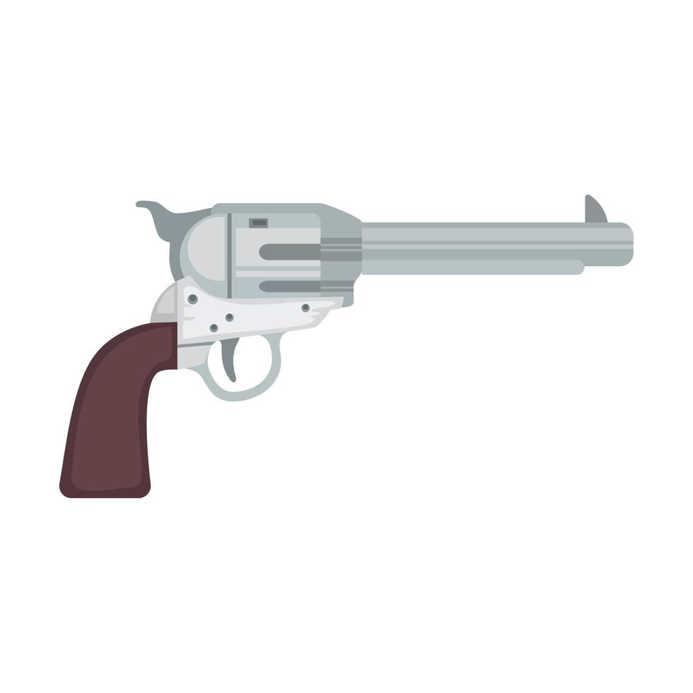 revolver weapon gun vector