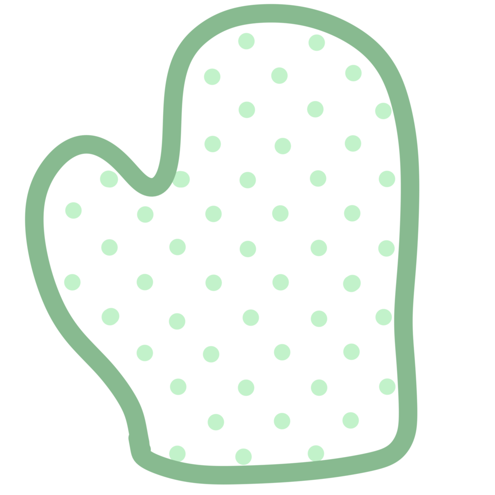 Polka dot doodle png