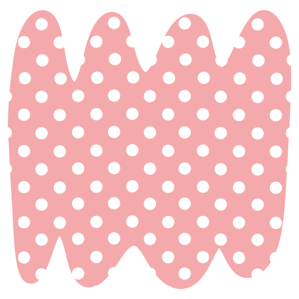 Cute Shape polka dot png