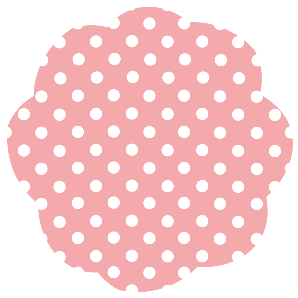 Cute Shape polka dot png