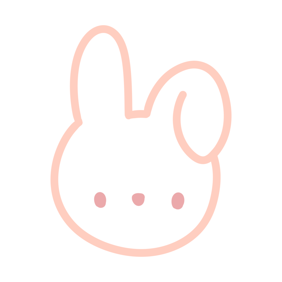 Cute doodle line art png