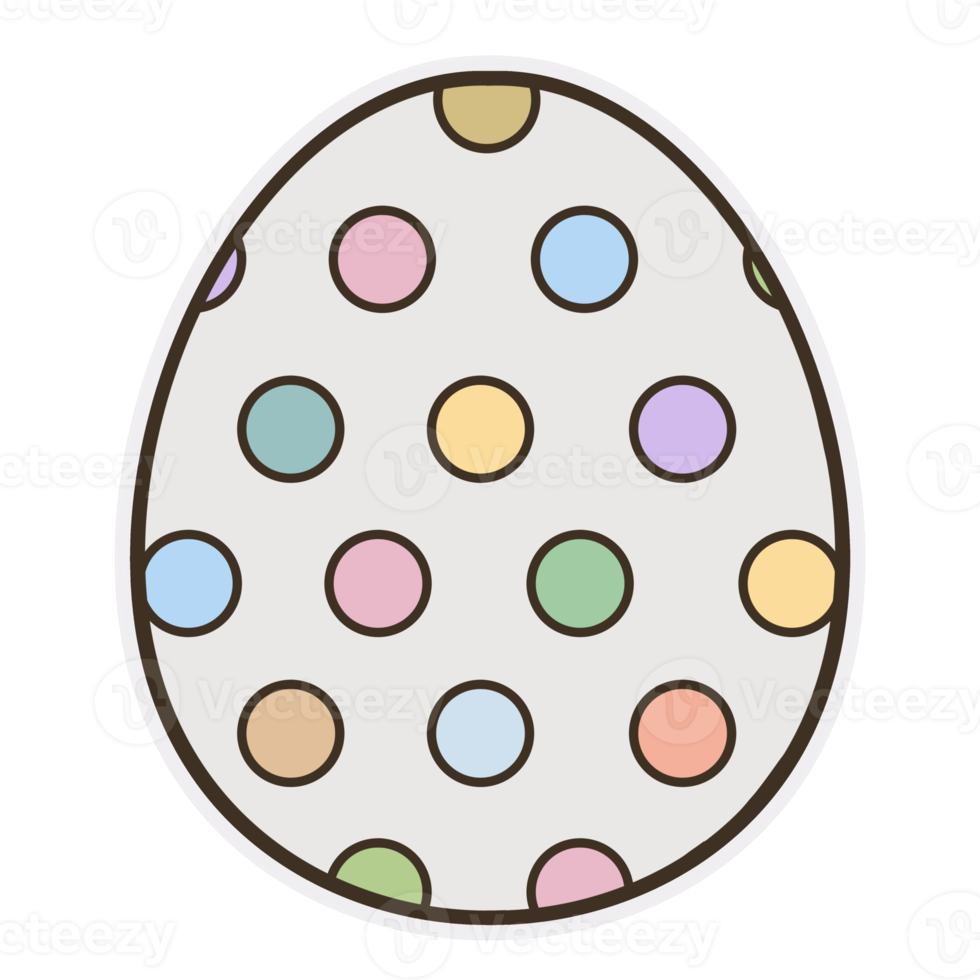Easter cute elements png