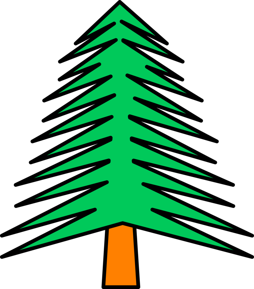 Weihnachtsbaum-Symbol-Zeichen-Symbol-Design png