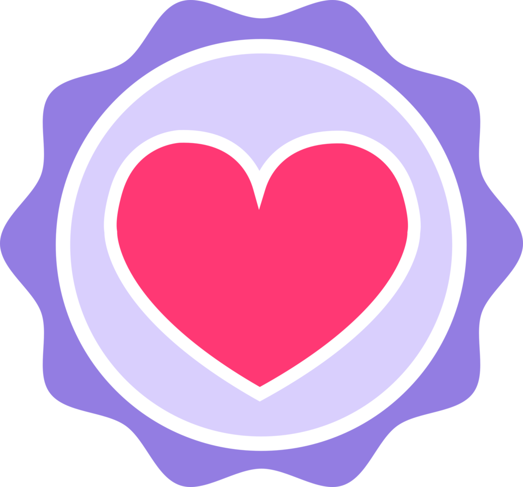 Heart icon sign symbol deign png