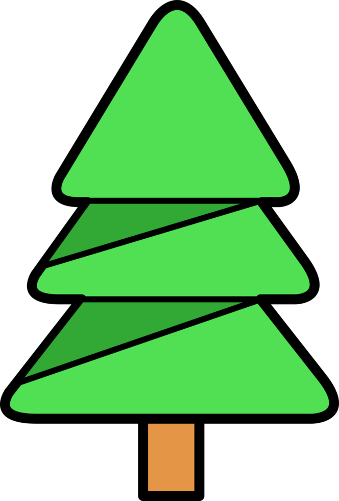 kerstboom pictogram teken symbool ontwerp png