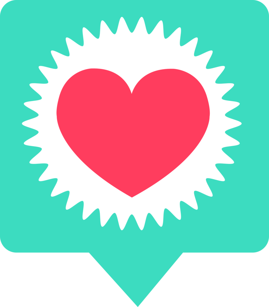 Heart icon sign symbol deign png