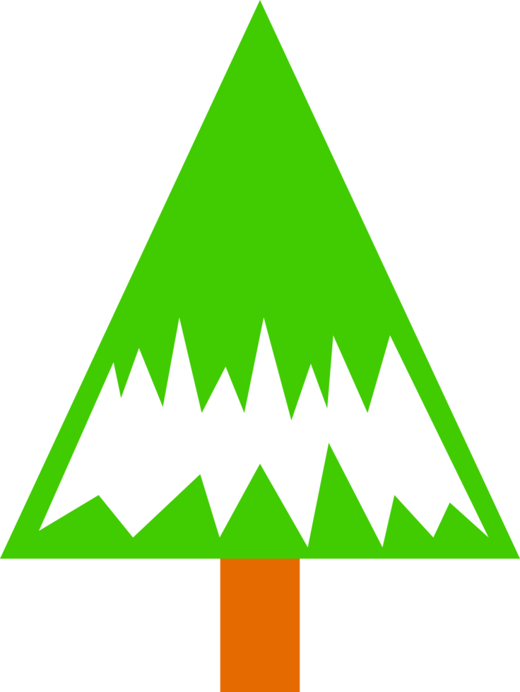 Weihnachtsbaum-Symbol-Zeichen-Symbol-Design png