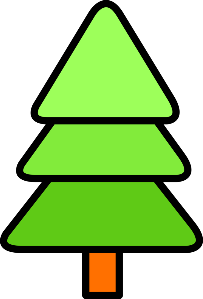 Christmas tree icon sign symbol design png